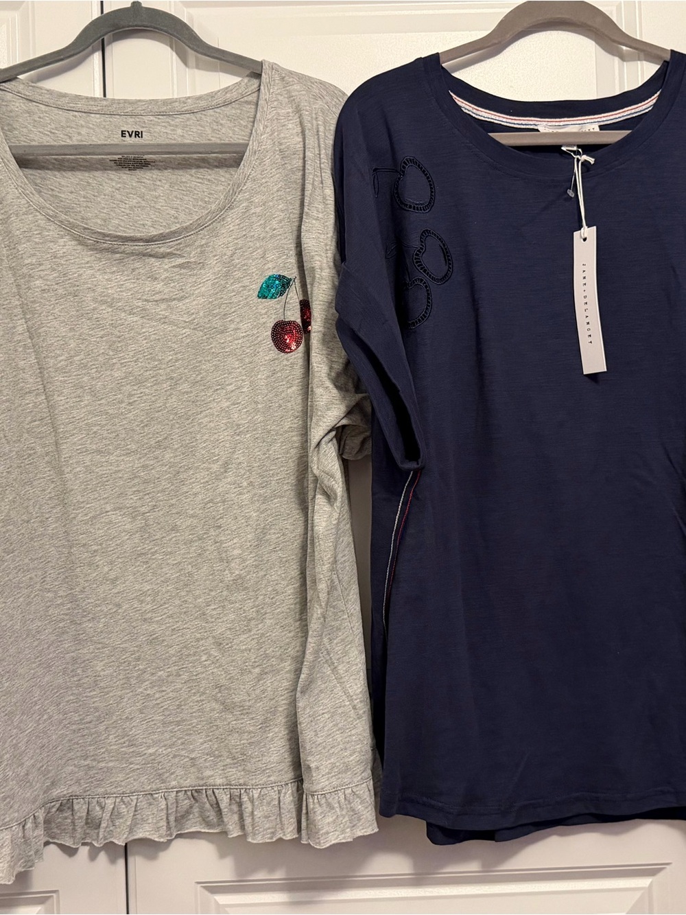 Ladies 2 Tops with Cherries